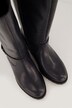 Botas de cuero, caña XL, plantilla intercambiable, ancho H