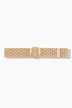 Riem, gevlochten look, tweekleurig