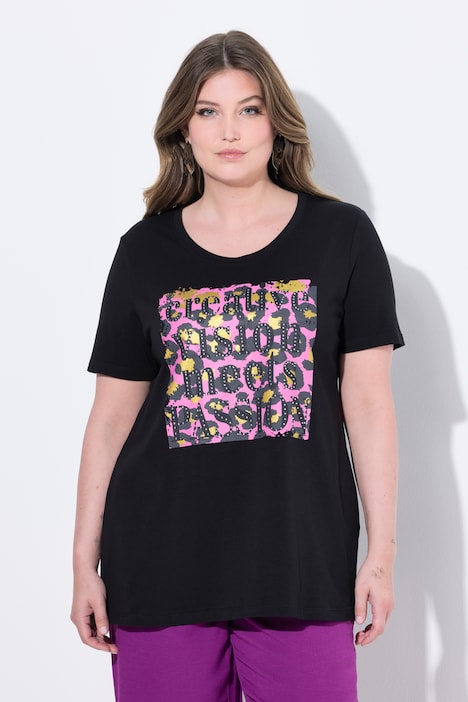 T-Shirt, Komfort Fit, Leo-Motiv