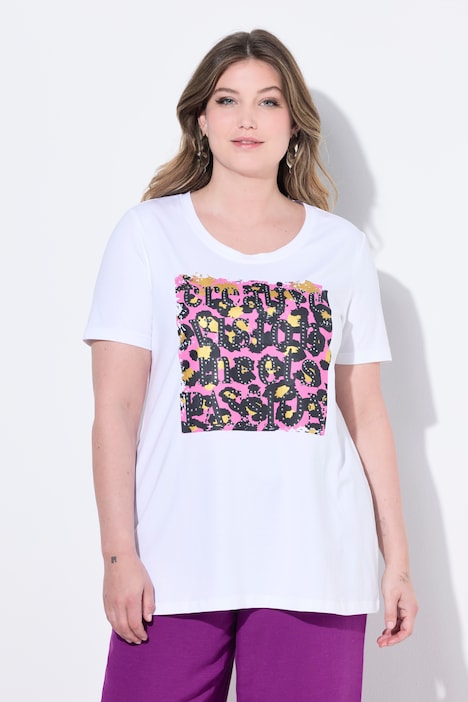 T-Shirt, Komfort Fit, Leo-Motiv