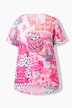 T-shirt, A-line, cowboy print