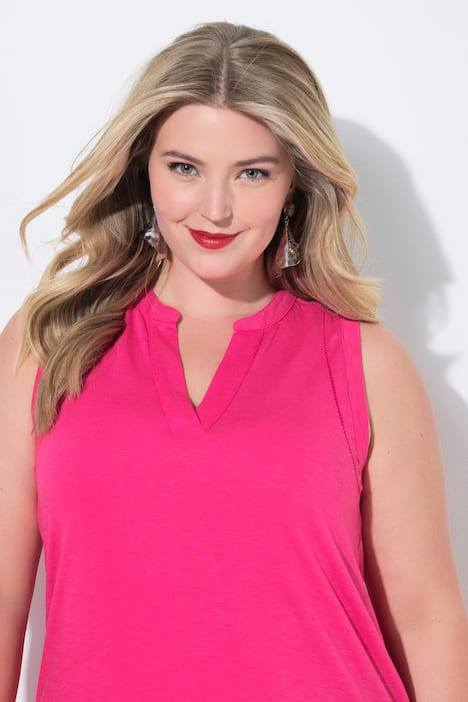 Top, A-lijn, kanten linten