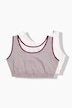 2 Pack Bralettes- Sweet Check