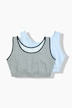 2 Pack Bralettes- Sweet Check