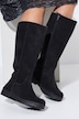 Veloursleder-Stiefel, XL-Schaft, Warmfutter, Weite H