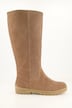 Veloursleder-Stiefel, XL-Schaft, Warmfutter, Weite H
