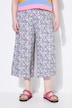 Culotte, wide legs, alloverprint og elastisk linning
