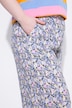 Culotte, wide legs, alloverprint og elastisk linning