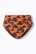 Bikinislip, hoge taille, palmenprint