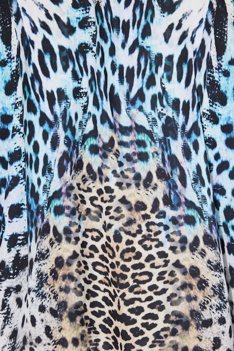 Blusenkaftan, Loose Fit, Allovermuster