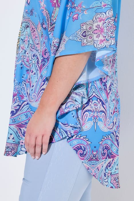 Blouse esprit caftan, coupe Loose Fit et imprimé all-over