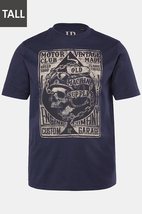 JP1880 T-Shirt, Halbarm, Brustprint, bis 8 XL