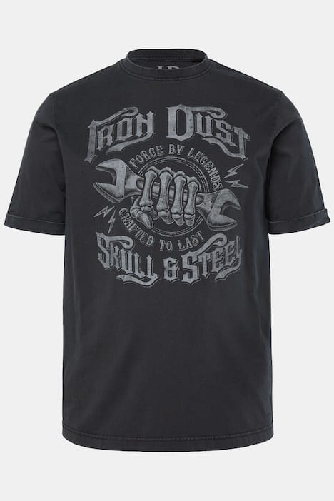T-shirt JP 1880 style vintage, manches courtes et imprimé poitrine, collection Workwear – jusqu'au 8 XL