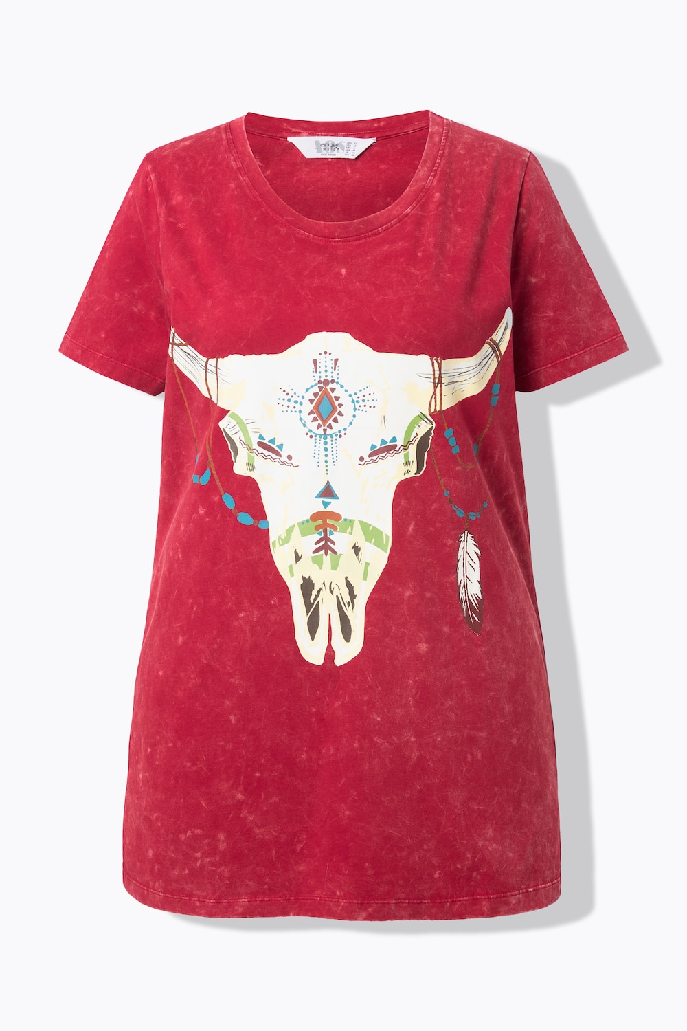 T-shirt, comfort fit, koeschedelprint