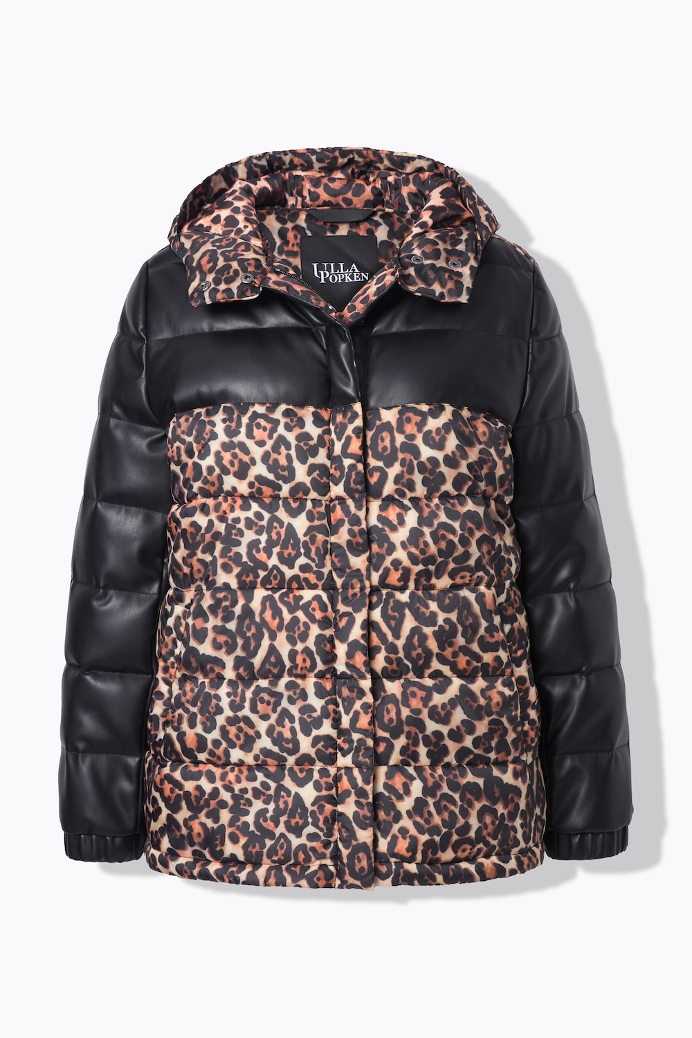Stora storlekar HYPRAR Quiltad jacka, Dam, svart, storlek: 54/56, Polyester/Syntetfibrer, Ulla Popken