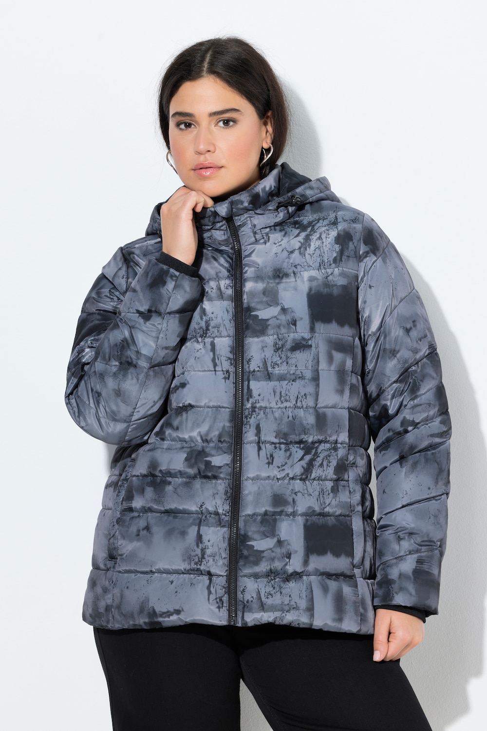 Große Größen HYPRAR Steppjacke, Damen, schwarz, Größe: 46/48, Polyester, Ulla Popken