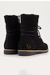 Stiefeletten, Veloursleder, Reißverschluss, Weite H