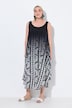 Ammonite Gradient Sleeveless A-Line Dress
