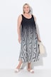 Ammonite Gradient Sleeveless A-Line Dress