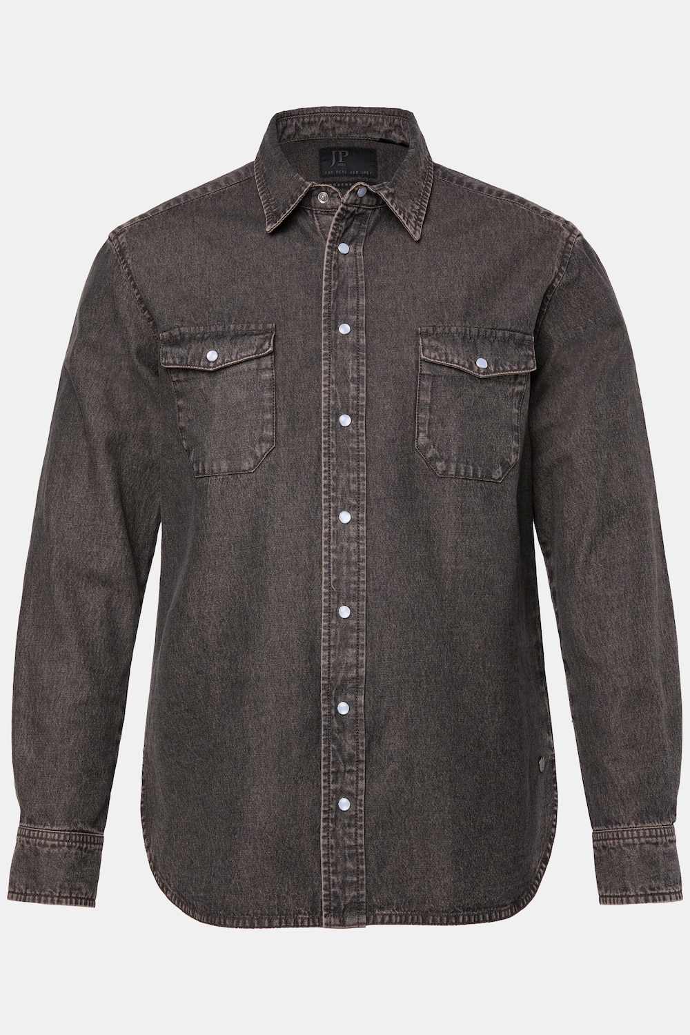 JP1880 Color-Jeanshemd FLEXNAMIC®, Langarm, Kentkragen, Modern Fit, bis 8 XL