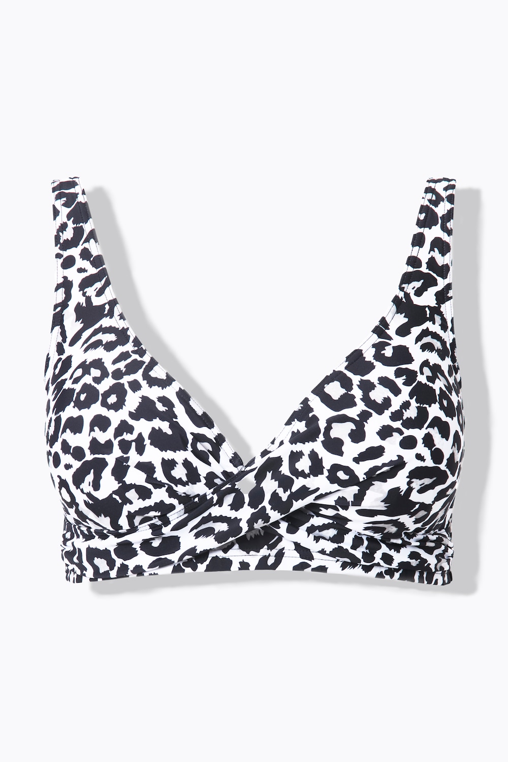 Stora storlekar Bikiniöverdel, Dam, vit, storlek: 48, Polyester/Syntetfibrer/Elastan, Studio Untold