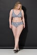 Bikini-Top, Softcups, Leo, Drapierung