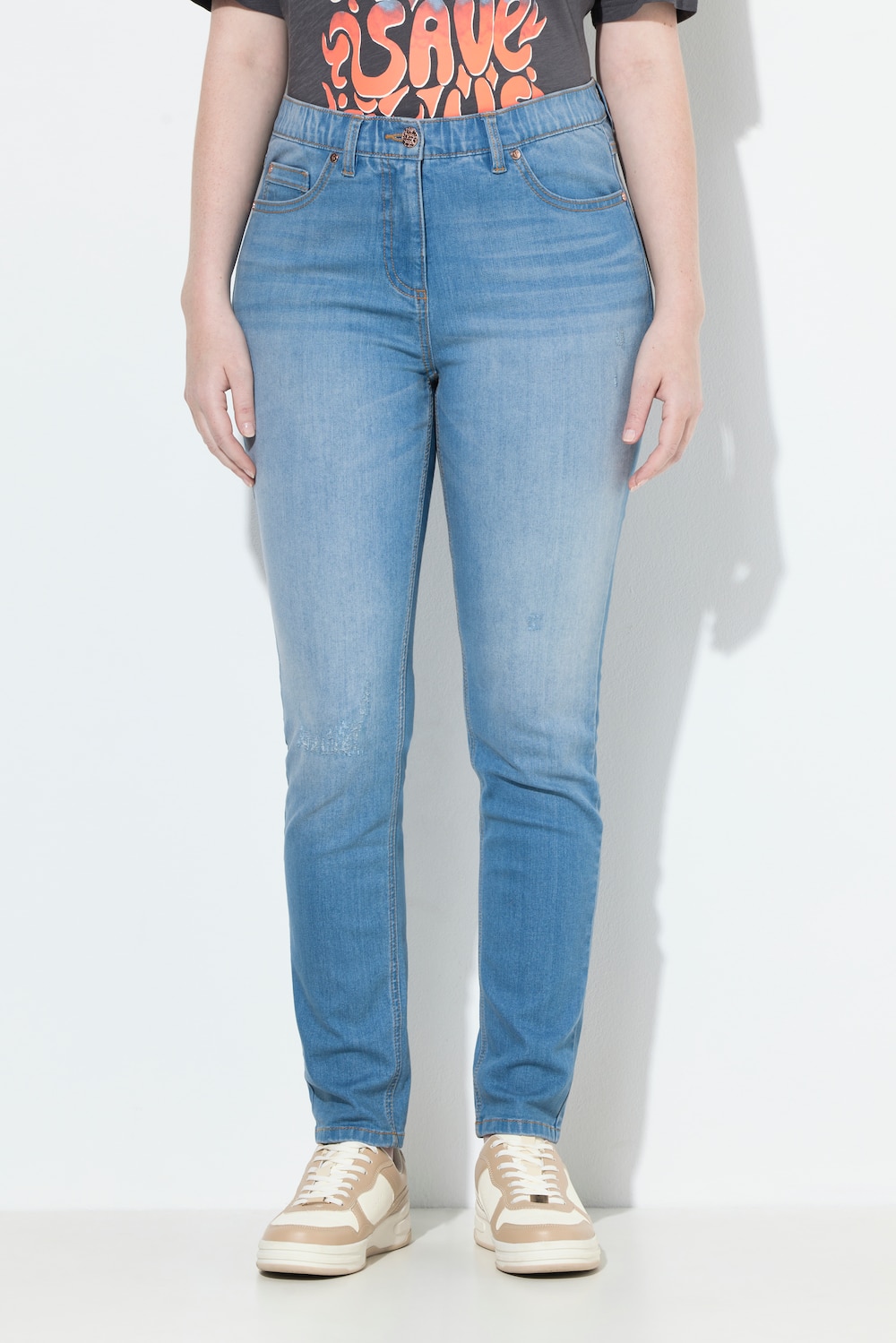 Thumbnail - Große Größen Jeans Sarah, Damen, blau, Größe: 54, Baumwolle, Ulla Popken
