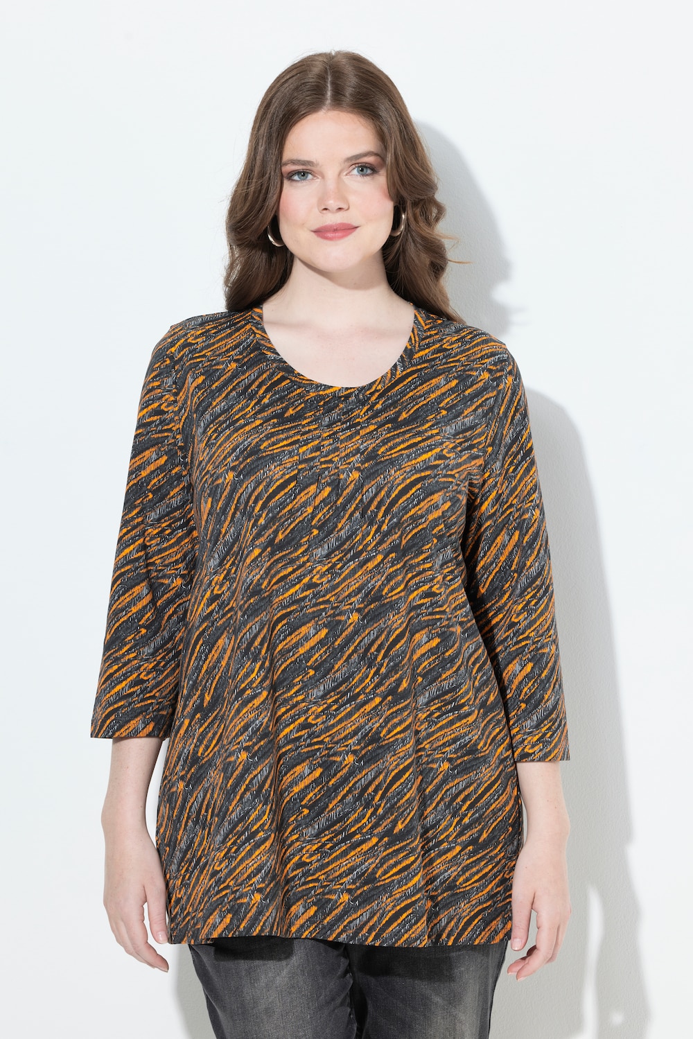 Große Größen Shirt, Damen, orange, Größe: 58/60, Baumwolle, Ulla Popken