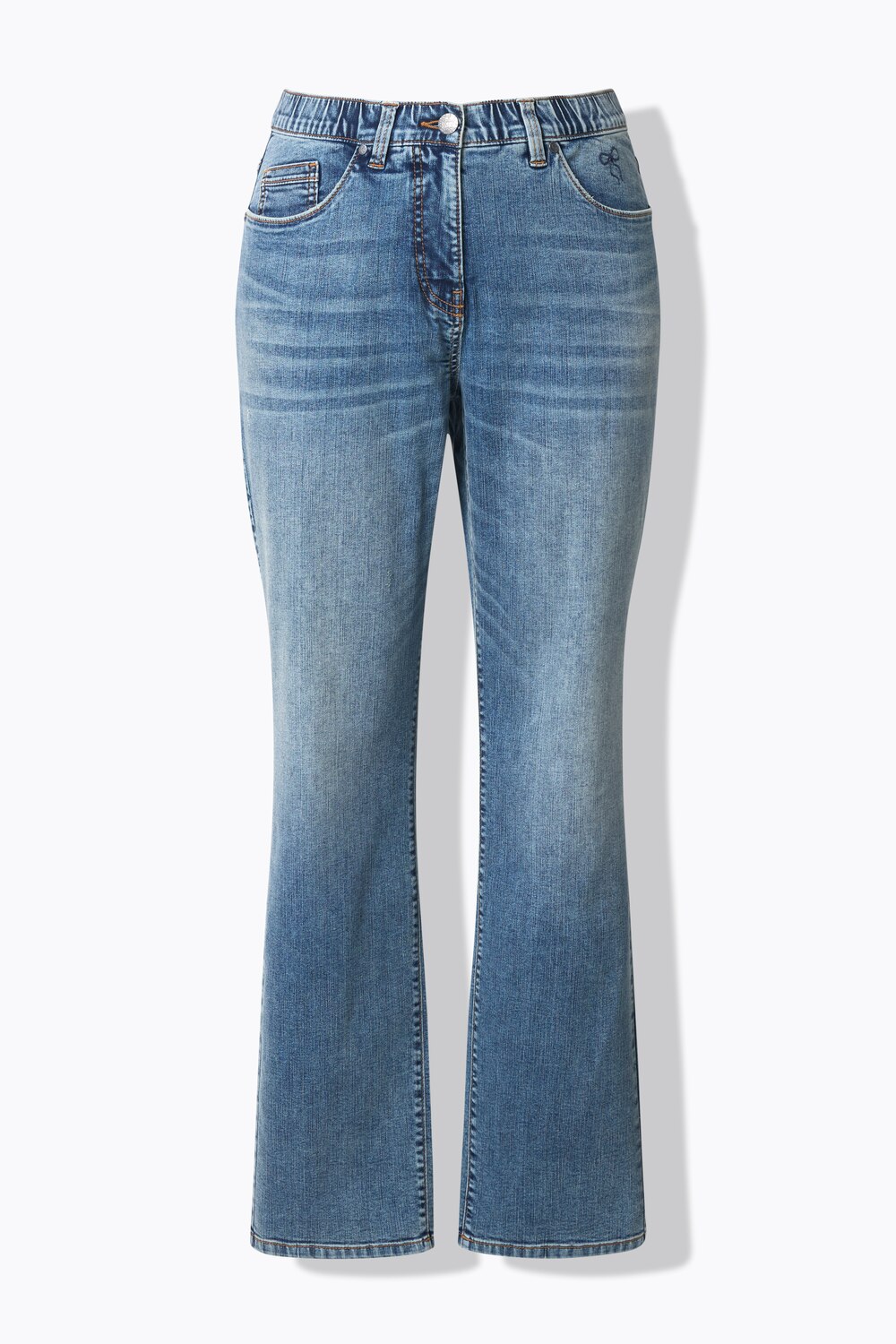 Stora storlekar Jeans Mandy, Dam, blå, storlek: 42, Bomull, Ulla Popken