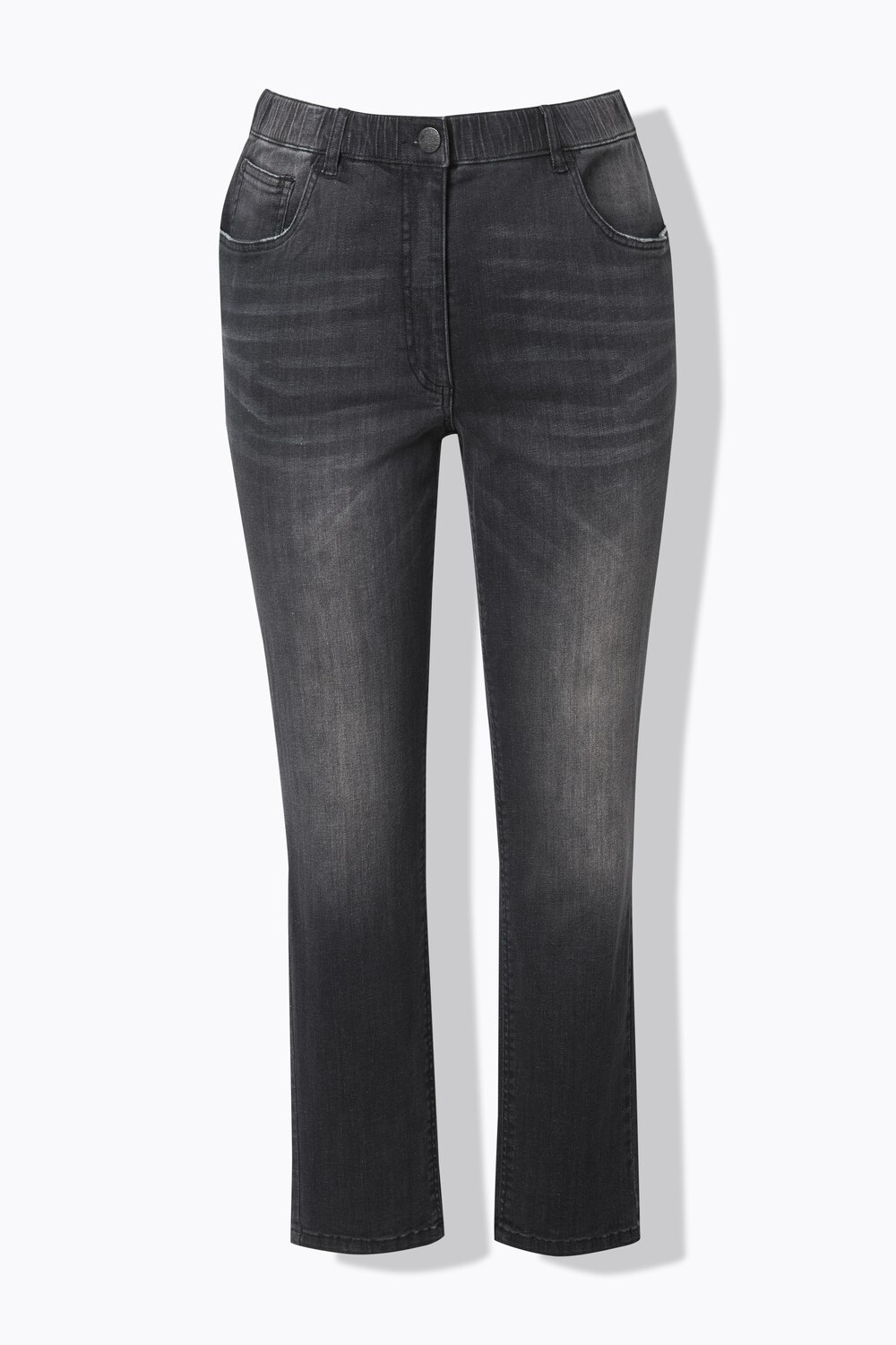 Stora storlekar Jeans Mia, Dam, svart, storlek: 52, Bomull, Ulla Popken