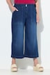 Jeans-Culotte Rose, weites Bein, Komfortbund, wadenlang