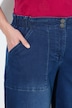 Jeans-Culotte Rose, weites Bein, Komfortbund, wadenlang