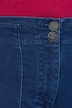 Jeans-Culotte Rose, weites Bein, Komfortbund, wadenlang
