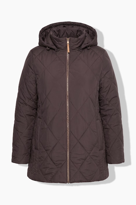 Veste matelassée technique HYPRAR à capuche, matière déperlante