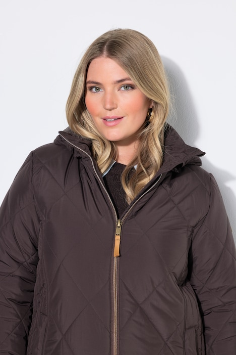 Veste matelassée technique HYPRAR à capuche, matière déperlante