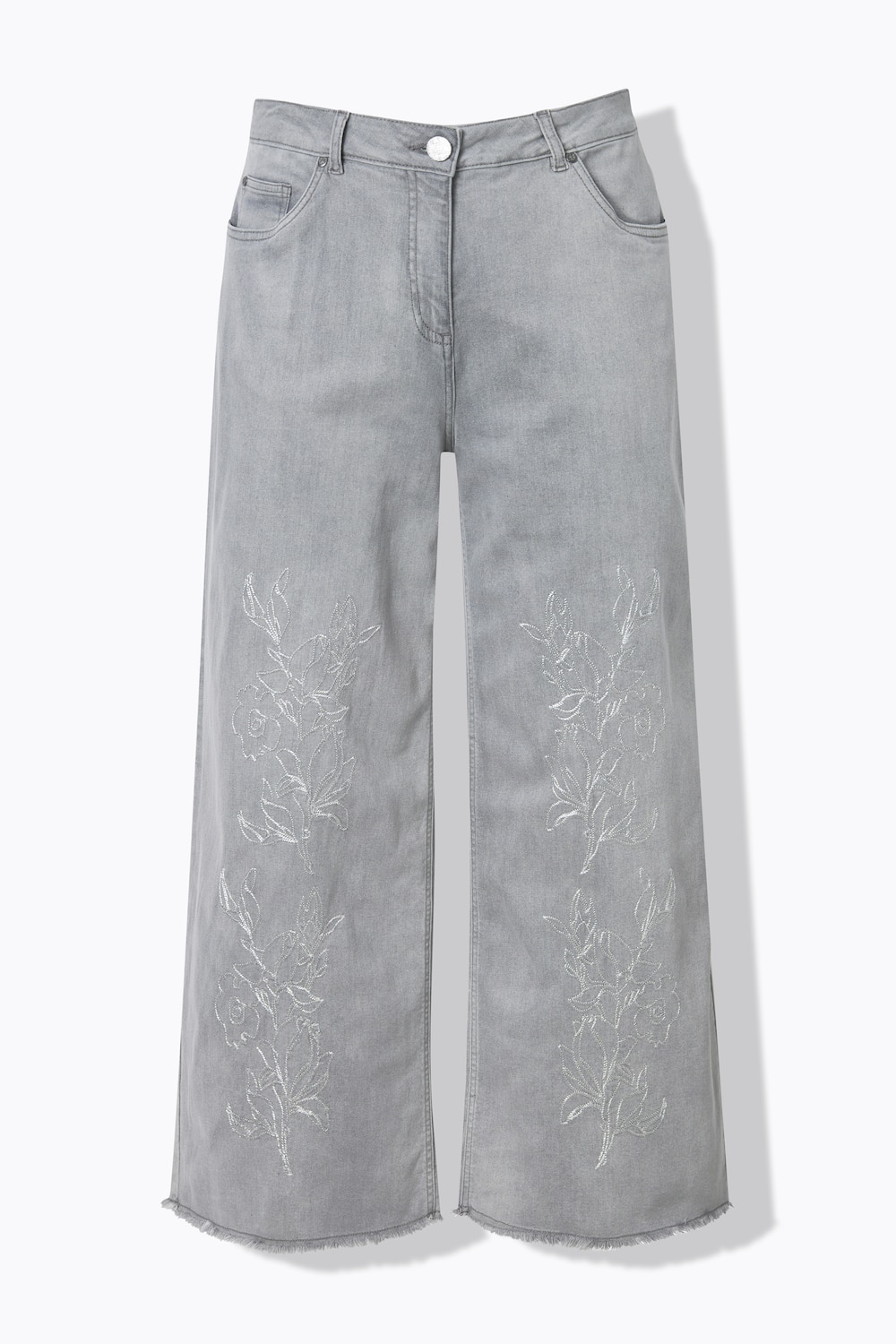 Stora storlekar Jeans Mary, Dam, beige, storlek: 42, Bomull, Ulla Popken