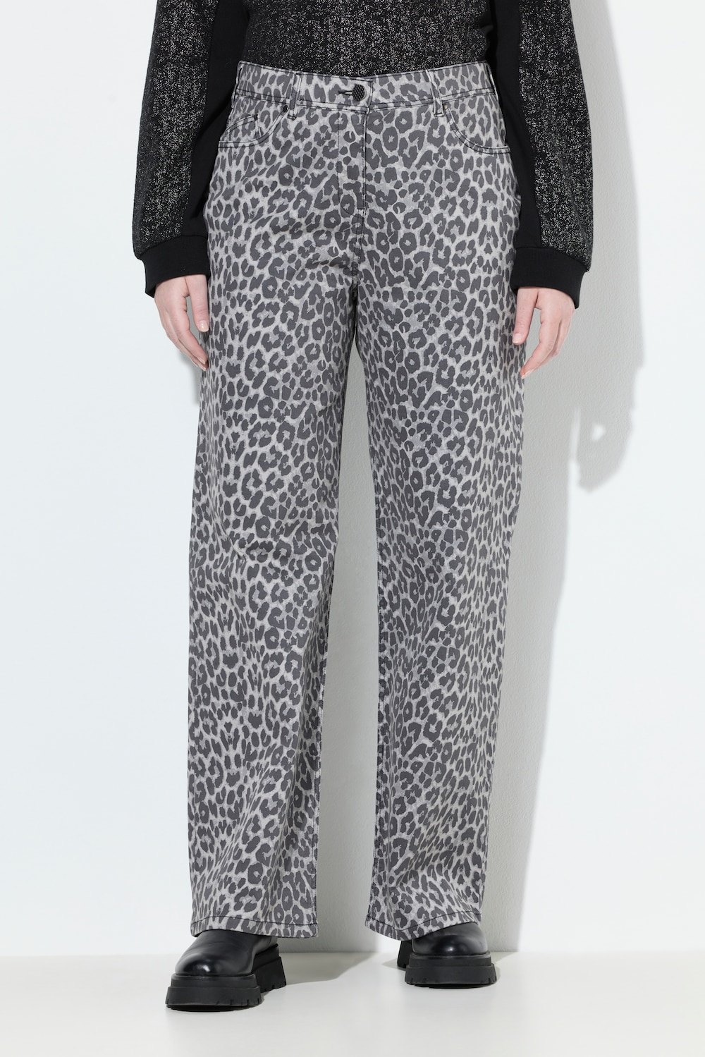 Große Größen Jeans Mary, Damen, grau, Größe: 42, Baumwolle, Ulla Popken