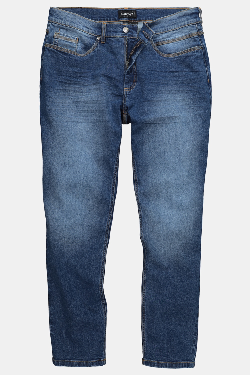 Stora storlekar Jeans, Her, blå, storlek: 52, Bomull, Men Plus