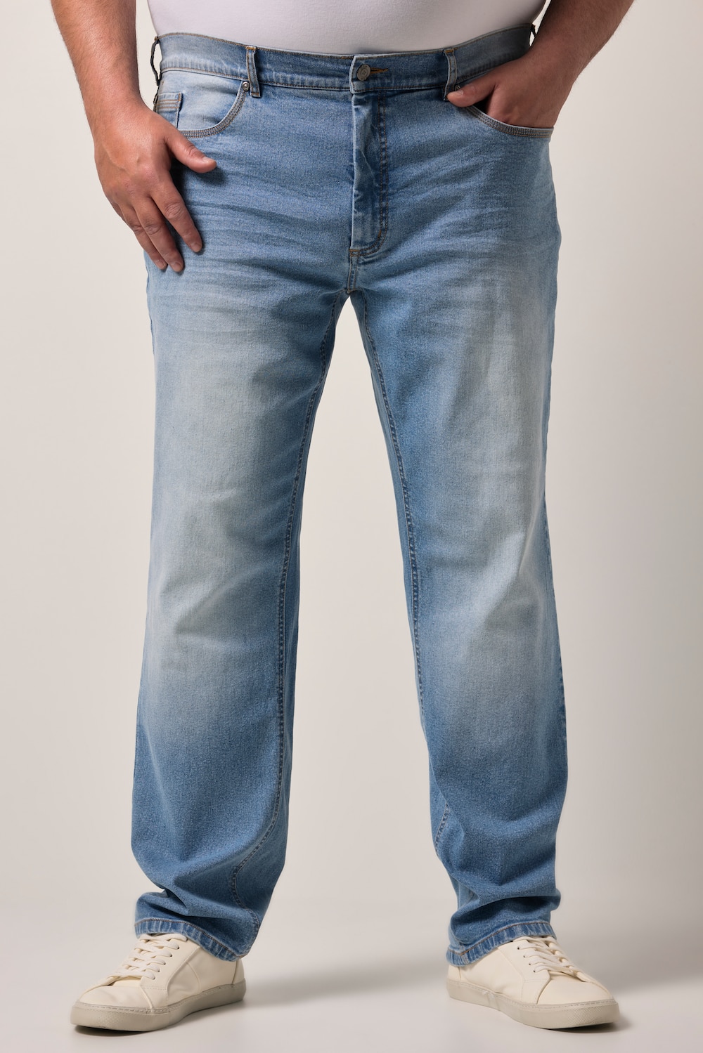 Men+ Jeans, Denim, Tapered Loose Fit, 5-Pocket, bis 72/36
