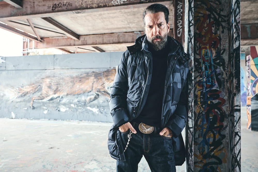 Stepp-Parka, Camouflage, Kapuze, Taillen-Tunnelzug, bis 7 XL