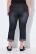 amy 7/8 jeans, straight fit, wording, 5-pocket