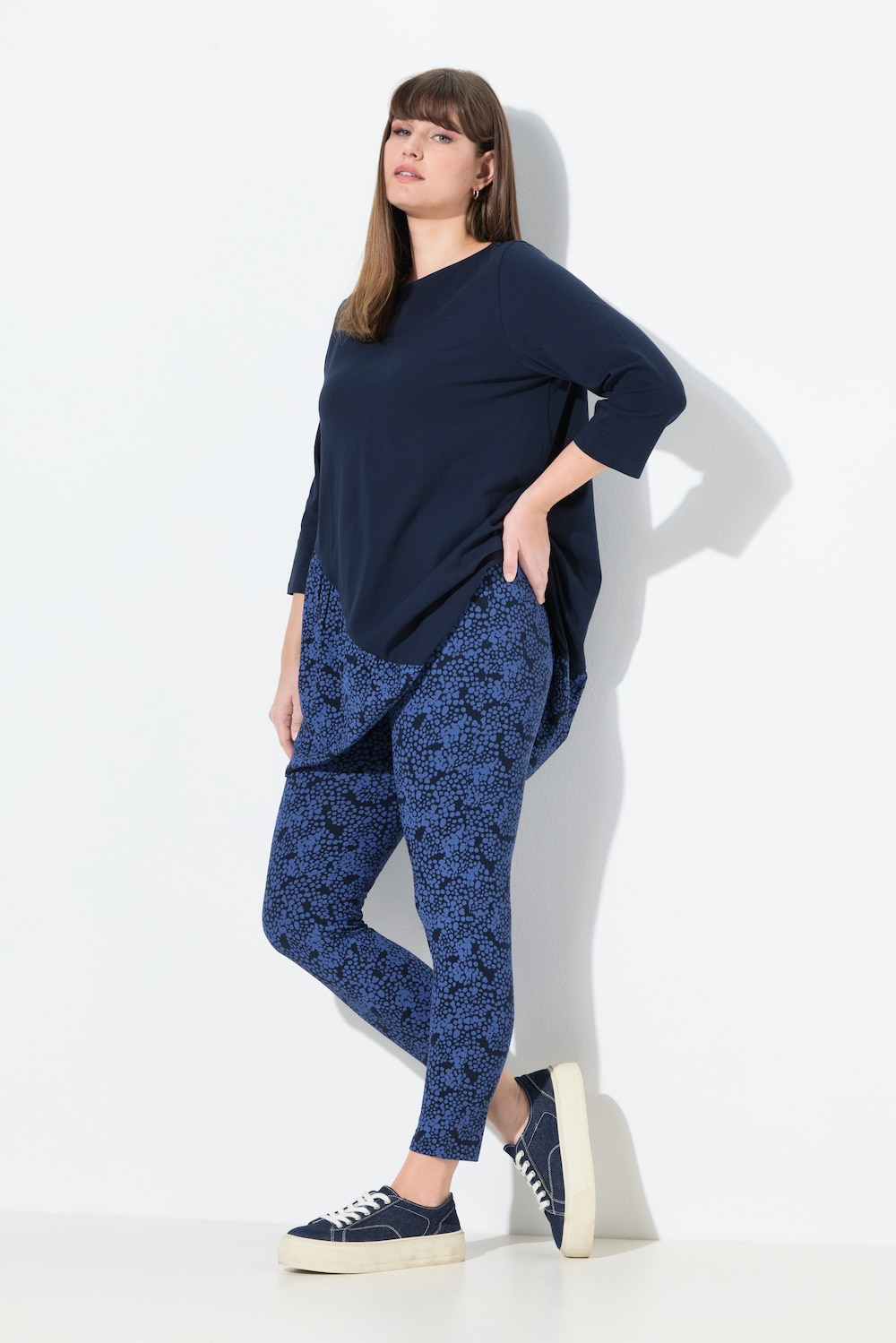 Leggings, bedruckt, schmales Bein, Biobaumwolle