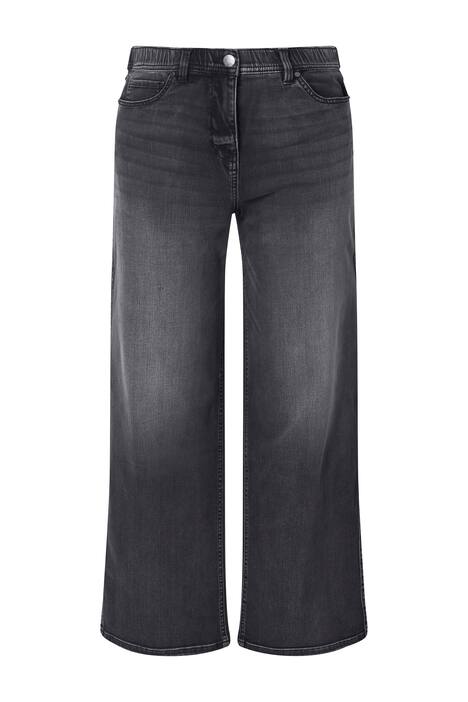 Džíny Mary, široké nohavice, elastické, kalhoty s 5 kapsami