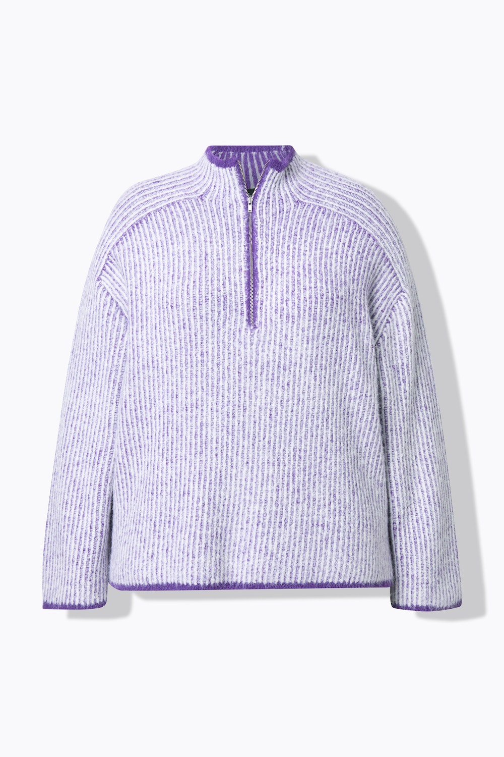 Stora storlekar Tröja, Dam, lila, storlek: 58/60, Polyester/Syntetfibrer, Ulla Popken