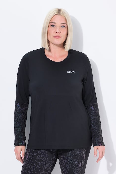 Funktionsshirt, Classic, Rundhals, Langarm, recycelt