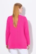 Twinset-vest, ronde hals, lange mouw, Pima Cotton