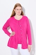 Twinset-vest, ronde hals, lange mouw, Pima Cotton