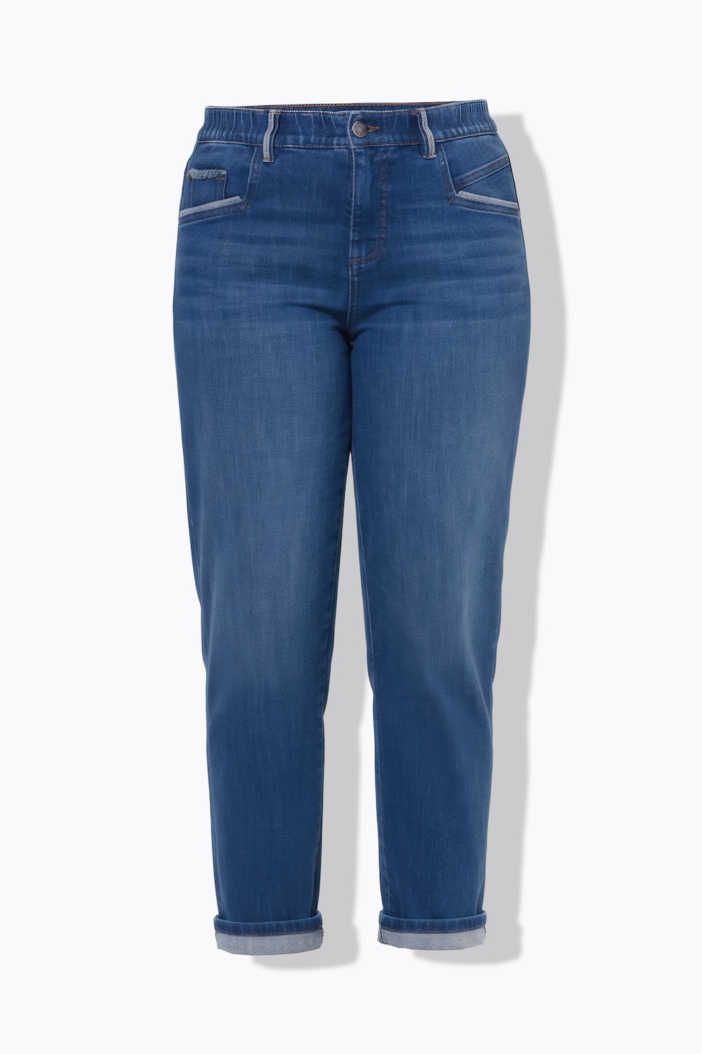 Stora storlekar Jeans, Dam, blå, storlek: 58, Bomull, LAURASON