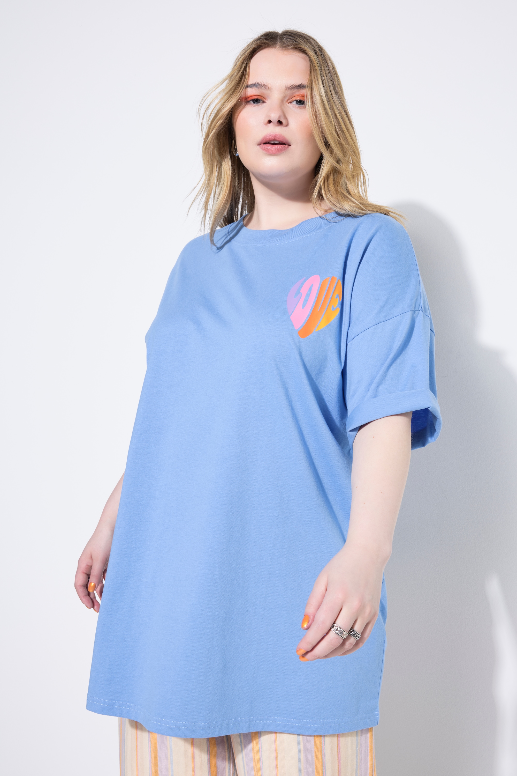 Studio Untold Damen große Größen T Shirt Oversize Shape Halbarm 841471