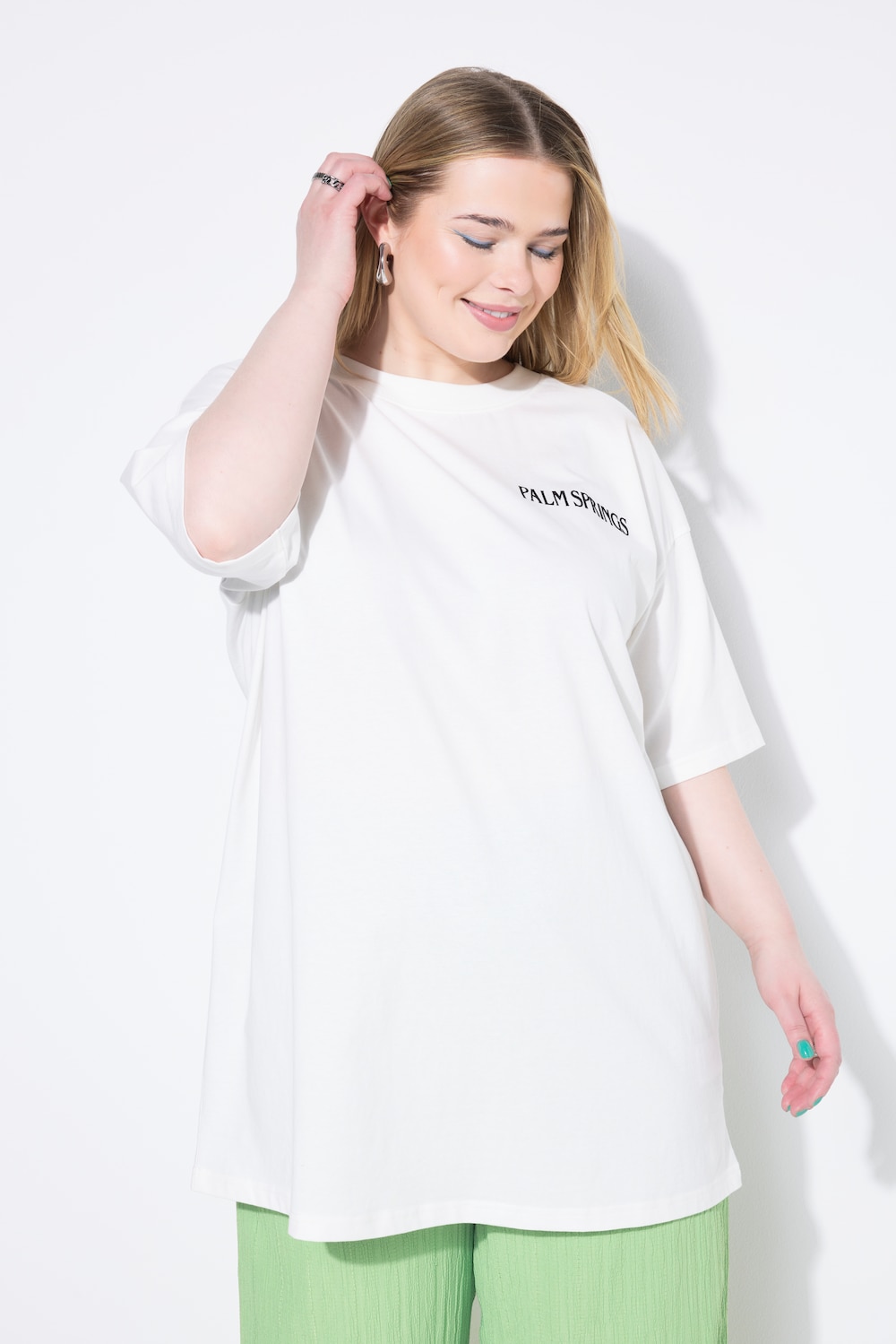 T-Shirt, Oversize Shape, Halbarm, Rückenprint